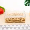 Caja de Empaque Rectangular de Acrílico Transparente Estilo Beijing Tongrentang Gelatina de Piel de Burro Caja de Almacenamiento para el Hogar