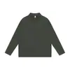 Sudadera con capucha y media cremallera de cuello alto para hombre, estilo japonés, chaqueta de color liso, moderna, nueva llegada Primavera/Otoño 2026, casual, versátil
