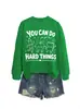¡Puedes hacerlo, tú puedes!. Amazon eBay sitio independiente moda divertida sudadera de otoño e invierno para mujer