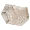 Bragas de Hilo de Hielo Finas de Verano Sin Costuras para Mujer de Cintura Media 7A Entrepierna 100% Algodón Transpirables de Encaje Sexy para Chica Triángulo