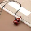 Novo Estilo Colar de Cabacinha em Jacarandá, Novo Pingente de Pescoço Estilo Chinês, Corrente de Camisola em Camadas, Acessórios de Outono e Inverno, Atacado e Dropshipping