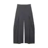 Ropa de Mujer Transfronteriza Marca Z Venta al por Mayor Primavera/Verano 2026 Pantalones Casuales Plisados Nuevos Pantalones de Pierna Ancha Versátiles 7149046