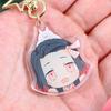Llavero Acrílico Personalizado Dibujo Animado Estudiante Portátil Impresión a Color Doble Cara Transparente Joyería Regalo Llavero Colgante
