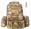 Mochila Multifuncional Combinada de 55L Bolsa Táctica de Montañismo Deportes de Ciclismo Exterior Hombro Campo Impermeable Exterior