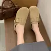 Sandálias Birkenstock de camurça retrô para mulheres, nova coleção primavera 2026, estilo casal, sola macia, confortáveis, versáteis, sandálias Birkenstock de bico semiaberto