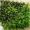 Parede de plantas artificiais parede de fundo de plantas verdes decoração de parede grade de casamento flor artificial de plástico empresa parede de imagem de paisagismo de shopping
