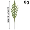 Plantas artificiales, varios tipos de agujas de pino, decoraciones de Navidad, accesorios para plantas, guirnaldas decorativas navideñas, plantas verdes artificiales de plástico