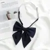 Jk corbata pequeña para mujer estilo académico cuadros negro rojo estilo japonés uniforme camisa corbata hombres y mujeres estudiantes sin planchar al por mayor