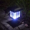 Luz de Poste Solar para Exteriores Luz de Jardín Moderna a Prueba de Lluvia Luz de Poste Súper Brillante Luz para Poste de Puerta de Jardín Amurallado de Villa