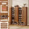 Sapateira simples para entrada, armário de sapatos de grande capacidade para guardar sapatos, à prova de poeira, comporta 40 pares de sapatos, armário de entrada modelo novo
