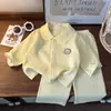 Roupas Infantis Novas, Roupas de Casa Infantis, Pijamas Infantis, Meninos e Meninas, Bebês, Recém-nascidos, Conjuntos Casuais de Gaze de Algodão Puro