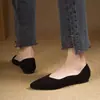 Comercio Electrónico Transfronterizo Tallas Grandes Otoño 2026 Nuevo Estilo Calzado de Mujer Estilo Coreano de Terciopelo con Suela Plana Mocasines de Boca Baja con Suela Plana para Mujer