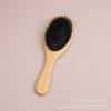 Peine de Cojín de Aire con Cerdas de Jabalí, Peine de Cojín de Aire de Bambú, Peine para el Cuidado del Cabello, Peine Alisador para Cabello Largo, Peine Voluminizador para Peinado, Fábrica de Origen