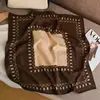 Bufanda de Seda y Lana para Mujer en Otoño e Invierno, Bufanda de Cuello de Alta Gama, Cálida y a Prueba de Frío