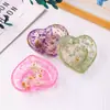 Ornamentos de Cristal Natural em Grânulos, Gotejamento de Cola, Cornucópia de Amor, Tigela de Desmagnetização, Base para Inserir Fragrância, Artesanato em Resina