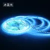 Fita de LED Autoadesiva para Teto de Sala 5mm 120D Luz Colorida Ambiente de Baixa Tensão Linear Flexível 2835 Luz Linear
