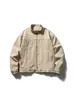 Chaqueta Harrington Lavada de Cuello Alto Retro Americana para Hombre, Marca de Tendencia Otoño e Invierno, Chaqueta de Trabajo Casual Holgada de Alta Resistencia
