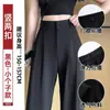 Calça de Terno de Veludo Cotelê Preta Feminina 2026 Nova Outono Perna Reta Calça de Terno Formal Profissional Trabalho Deslocamento Calça de Perna Larga