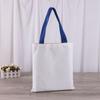 Fabricantes desarrollan bolsas de lona en blanco para pintar a mano DIY al por mayor bolsas de lona publicitarias estudiante de mano hombro logo