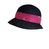 Sombrero de Pescador Estilo Hepburn para Niños, Protección Solar de Verano y Sombrero de Paja Trenzada de Papel, Cáñamo de Seda con Sombrero de Cubo, Sombrilla, Sombrero de Playa