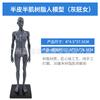 Maniquí de resina de 30 cm con estructura anatómica musculoesquelética, modelo artístico, pintura CG, escultura, enseñanza