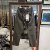 Pantalones Casuales Gruesos de Algodón Puro Resistentes para Hombre de Primavera y Otoño, Pierna Recta Holgada, Tela de Sarga Estilo Americano, Marca de Moda, Pantalones Cool de Trabajo