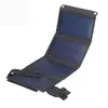 Panel de Carga Solar, Panel de Generación de Energía de Silicio Monocristalino, Fuente de Alimentación Móvil Plegable Portátil para Exteriores, Cargador USB