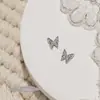 Acessórios para Unhas Artísticas Borboleta de Zircônia Estilo Quente de Celebridade da Internet Pingente de Borboleta Mini Vazado Super Brilhante Acessórios de Decoração de Unhas