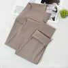 Tienda Exclusiva Lulu Bling Mismo Estilo Pantalones de Yoga Sin Costuras para Mujer, de Cintura Alta, Levanta Glúteos, Leggings Deportivos para Fitness