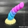 Masturbador femenino Jiuai, simulación de pene, tapón anal de silicona, consolador, juguete sexual, divertidos productos sexuales para adultos.