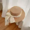 Nuevo Estilo Sombrero de Paja de Verano para Mujer de Alta Calidad Estilo Pastoral con Temperamento Elegante y Ala Ancha, Sombrero de Protección Solar para Vacaciones en la Playa