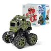 Promoção quente brinquedos infantis veículo off-road de inércia bidirecional meninos engenharia militar pequeno carro de brinquedo atacado de feira noturna