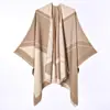 Chal Grande Versátil y Elegante de Nuevo Estilo para Mujer, Bufanda Cálida de Invierno, Adecuado para Primavera y Otoño, Decoración de Habitación con Aire Acondicionado, Diseño Dividido
