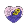 Broche de metal colorido criativo de caveira e floral europeu e americano para Halloween, para jaquetas, mochilas e outros acessórios personalizados