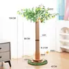 Nuevo producto transfronterizo: Árbol Trepador Grande para Gatos Naranja, Rascador para Gatos Ahorrador de Espacio, Resistente a los Arañazos, Poste Rascador para Gatos que No Suelta Pelo