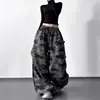 Pantalones Camuflados Holgados de Street Dance de Moda 2026 Súper Populares Primavera y Otoño Nuevo Estilo Ajuste Holgado para Personas Altas Pantalones Anchos Casuales Únicos