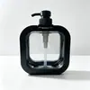 Garrafa Refil de Loção de Viagem com Aparência Elegante e Grande Capacidade com Cabeça de Bomba de Pressão Visual Garrafa para Refil de Gel de Banho Emulsão de Água para Banheiro