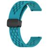 [en Stock] Adecuado para Samsung y Huawei Correa de Reloj Perforada Plegable con Hebilla Magnética Agujero Transpirable Correa de Reloj Universal de 22 mm