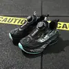 Tamanho 28-32 Outono Novo Tênis de Corrida de Couro para Meninos Tênis de Jogging Solado de EVA Respirável Tênis Esportivo Infantil 6593