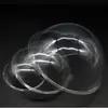 Cubierta hemisferio transparente de PVC hecha a mano DIY lámpara de madre de agua semicircular lámpara de planeta accesorios de cubierta transparente 12cm17cm
