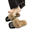 Zapatos de Felpa Baotou de Media Caña para Uso en Exteriores, Nuevo Estilo Otoño e Invierno 2026, Suela Suave, Tacto de Alta Gama, Zapatillas de Algodón Mary Jane sin Cordones