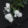 Ramo de rosas de imitación, flor de burbuja, rosa pequeña, flor falsa, adornos florales de imitación, decoración para sala de estar, accesorios de fotografía de boda