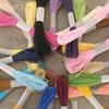 Cuerda de Papel Fina de Doble Hilo Lafite Pintura con Cuerda Tejido a Mano para Jardín de Infancia Empaque 28 Colores 30 Metros
