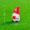 Enano de Resina con Forma de Corazón para el Día de San Valentín, Manualidad para Micro Paisajismo, Adorno Mini de Coche para Jardinería y Decoración