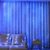 Luzes de Cortina de Fio de Cobre LED com Oito Funções, Luzes de Fio USB com Controle Remoto para Fundo, Festa, Natal, Aniversário, Decoração de Quarto e Luzes Coloridas
