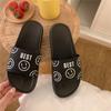 Sandalias y Chanclas para Pareja Estilo Harajuku Verano para Mujer Moda Popular en Internet ins Tendencia Ocio Sandalias y Chanclas de Playa 202ywyqxl