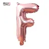 Globos de Papel de Aluminio de 16 Pulgadas, Números Dorados Rosados 0-9, Letras A-Z, Globos para Fiesta de Cumpleaños, Suministros, Decoración, Arreglo
