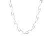 Collar con textura de metal de forma irregular de estilo europeo y americano, tendencia de hip hop callejero de Hong Kong, collar de joyería de alta gama para hombres y mujeres.