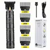 T9 Máquina de Cortar Cabelo Elétrica Shaver com Cabeça de Buda para Cabelo Branco, Corte Degradê, Aparador de Cabelo, Máquina de Cortar Cabelo Cabeça de Buda