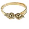 Novo Cross-border Senhoras Metal Spring Cintura Chain Sweet Fashion Double Lotus Buckle Elastic Waist Chain Atacado